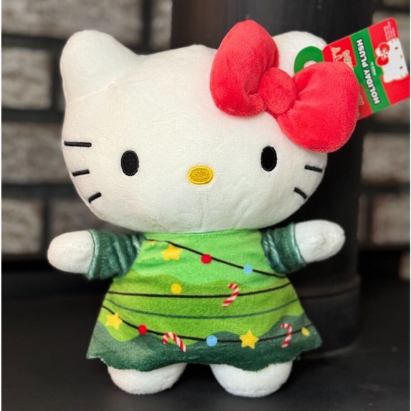 Hello Kitty Christmas Plush 8” NWT - Picture 2 of 2